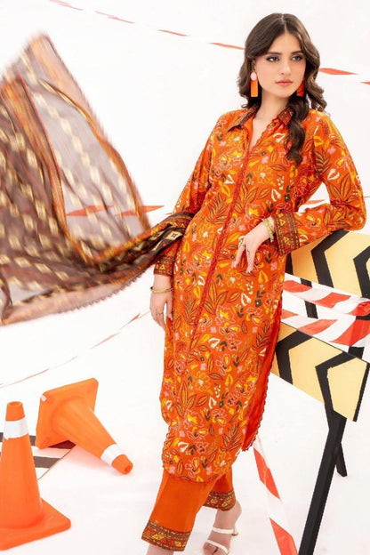 Zesh Airjet Printed Lawn 3PC