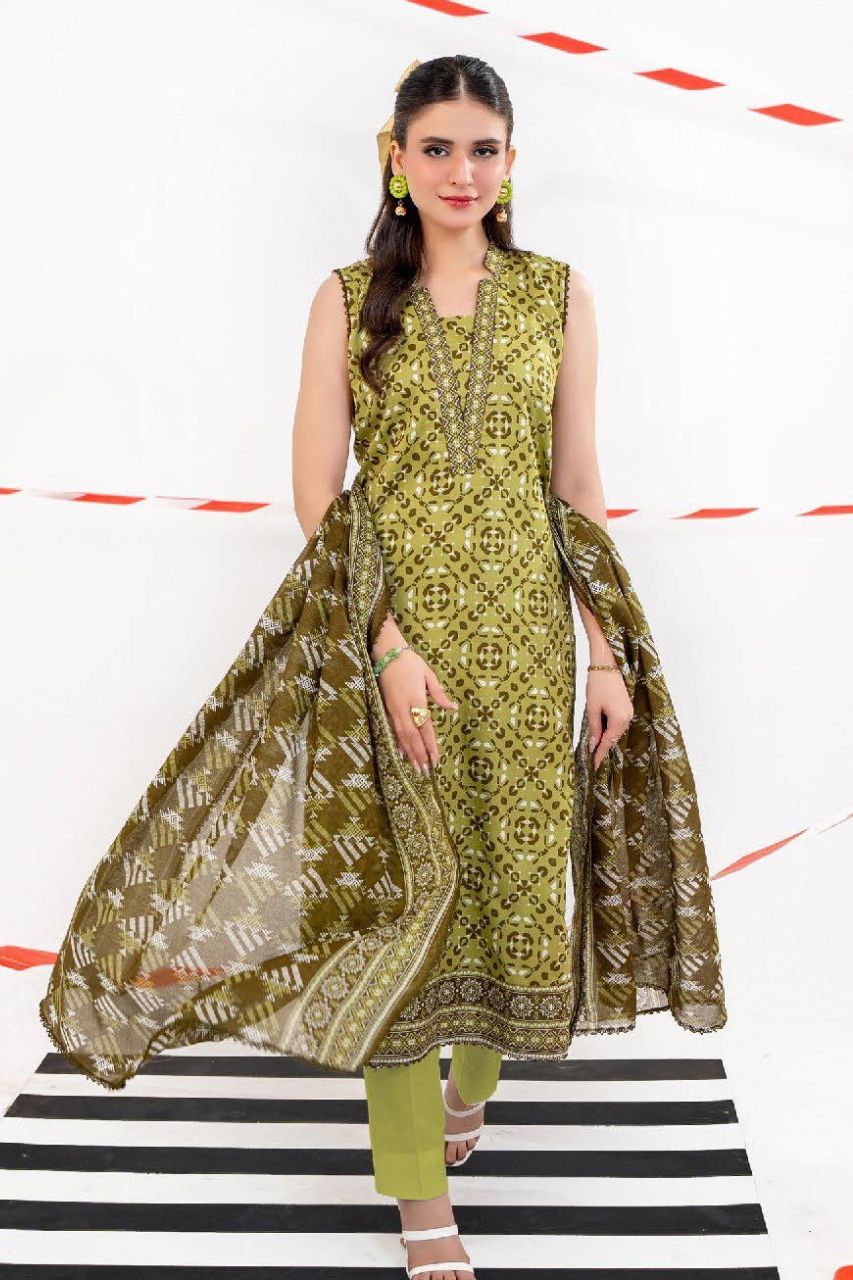 Zesh Airjet Printed Lawn 3PC