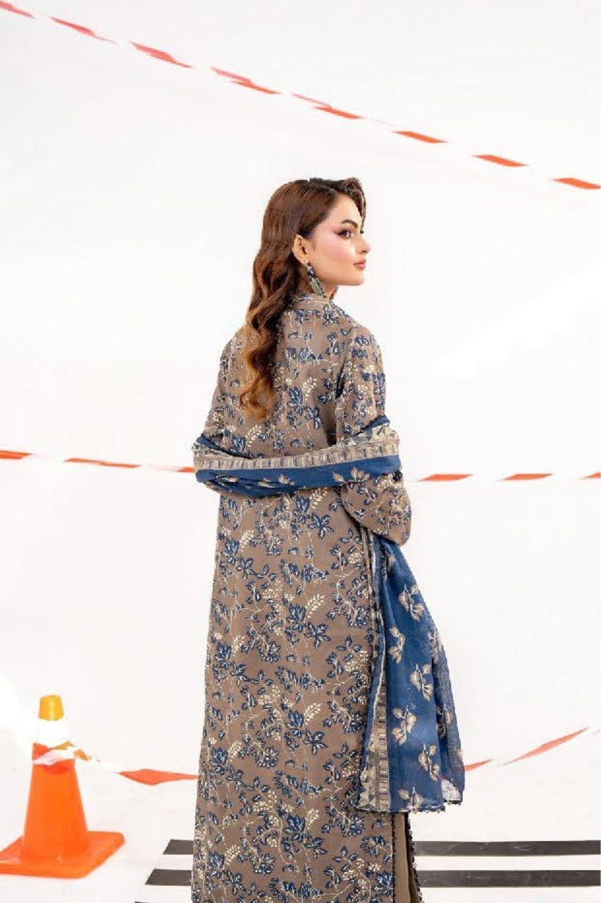 Zesh Airjet Printed Lawn 3PC