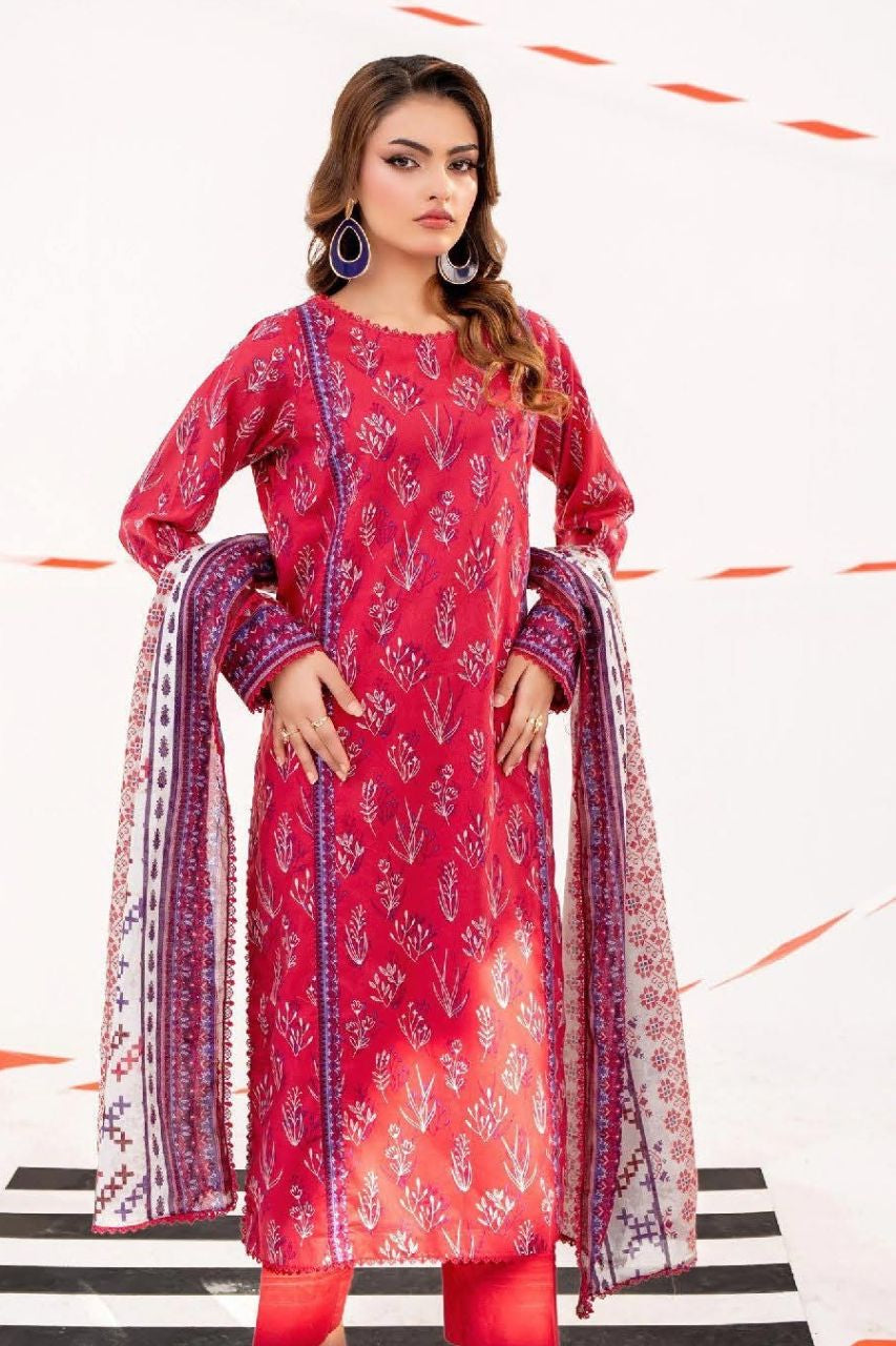 Zesh Airjet Printed Lawn 3PC