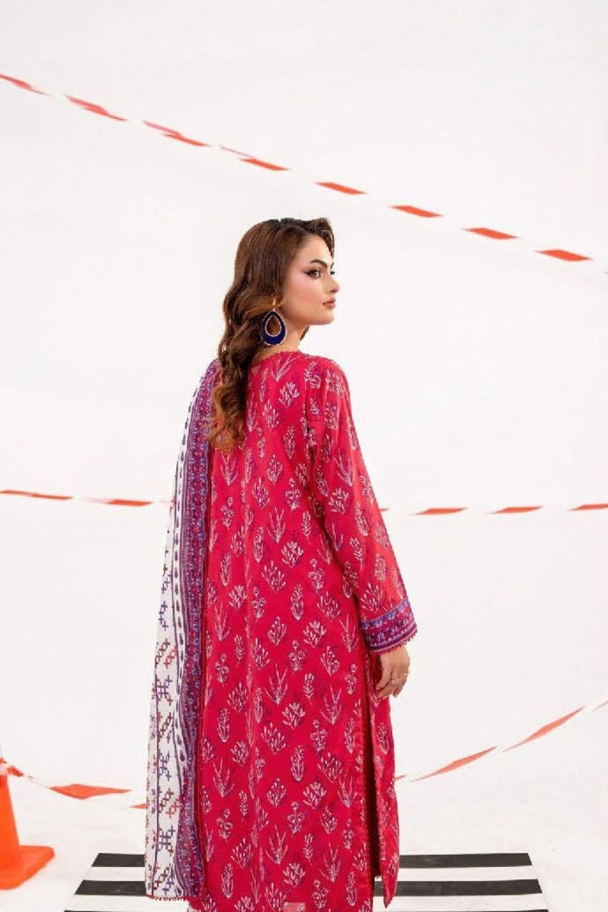 Zesh Airjet Printed Lawn 3PC