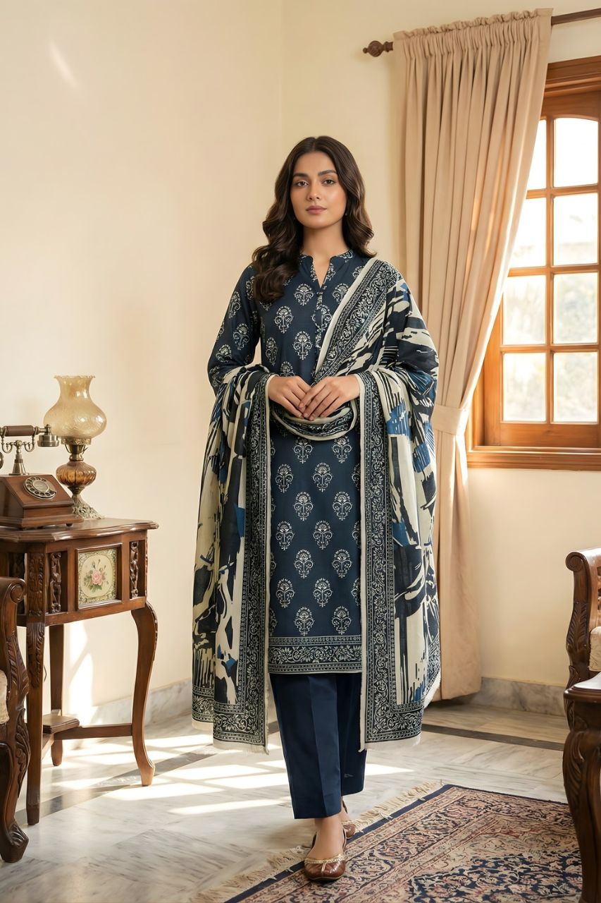 Arfa By Marooj Chamki Printed Lawn 3PC
