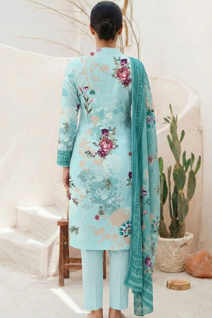 Classics By Motifz Digital Printed Lawn 3PC