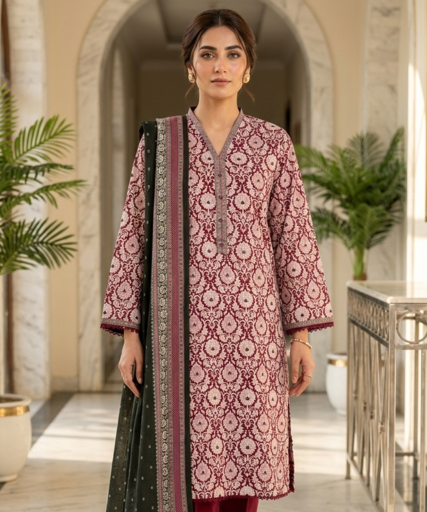 Bin Saeed Digital Printed Lawn 3PC