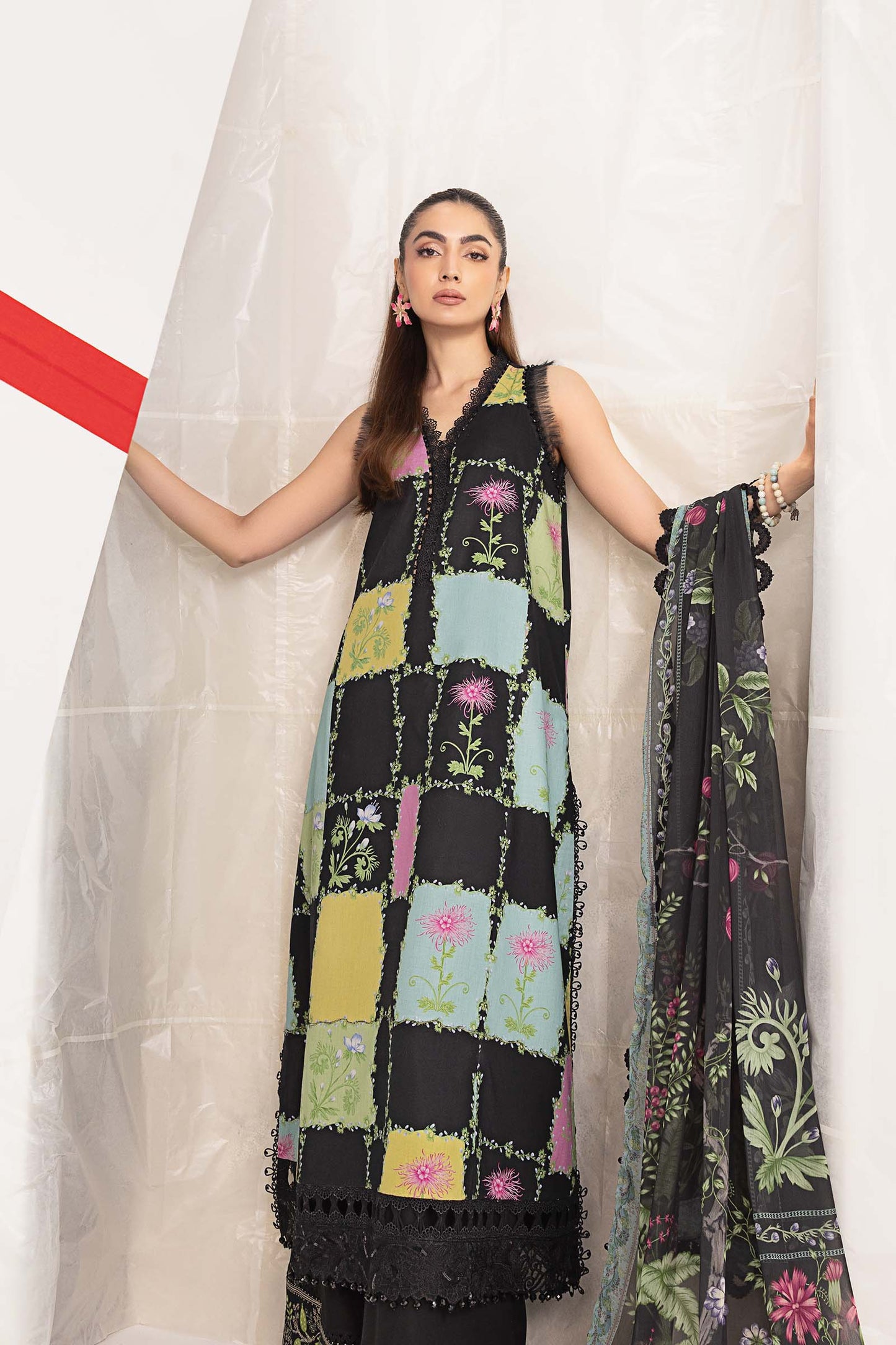 M/Basics By Maria B Digital Printed Lawn 3PC