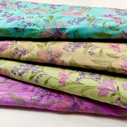 Pack of 4 – Bareeze Style Embroidered Karandi Fabric 2-PC