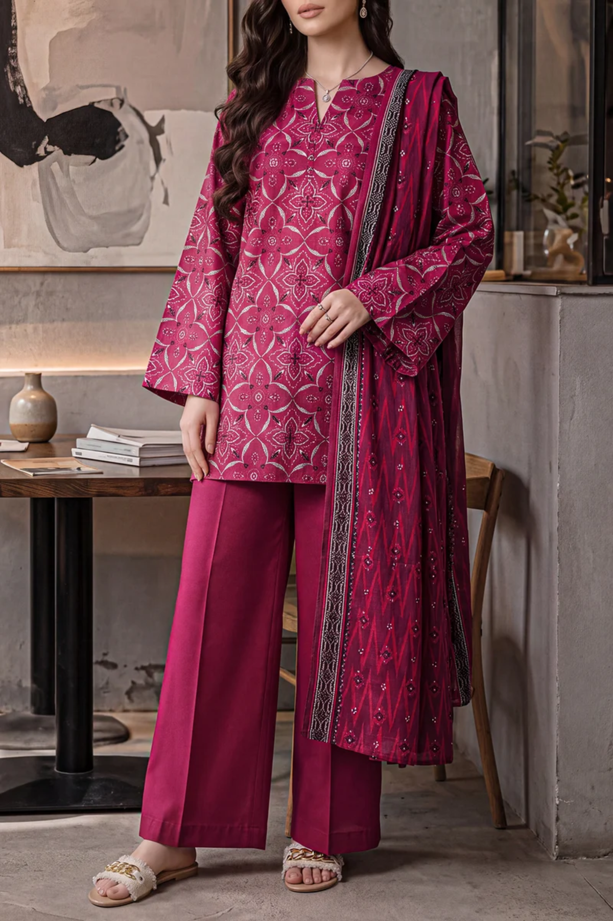 Saya Premium Printed Khaddar 3PC
