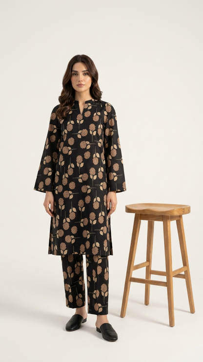 Anaya Noor Two Piece Digital Printed Lawn 2PC