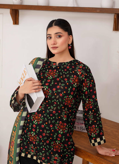 Mehar By Fiza Noor Printed Khaddar 3PC
