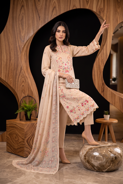 Kehkashan By Anaya Noor Fully Emb Viscose 3PC