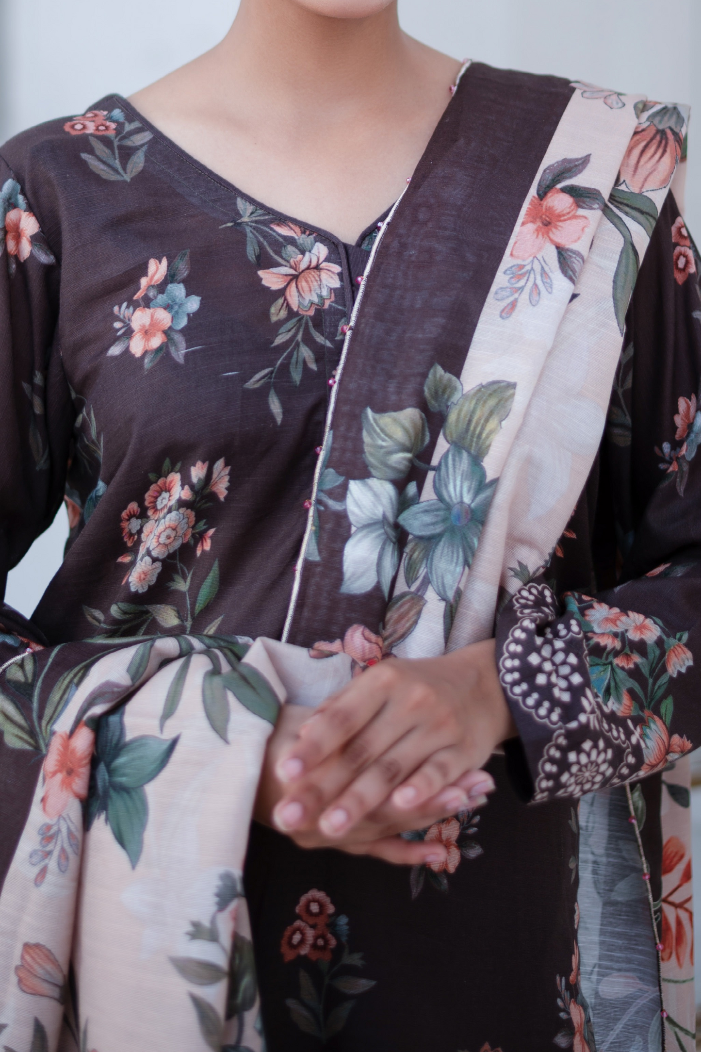 Mawra Essential Printed Khaddar 3PC