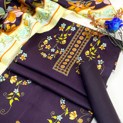 Sarah By Shanaya Digital Printed Viscose 3PC