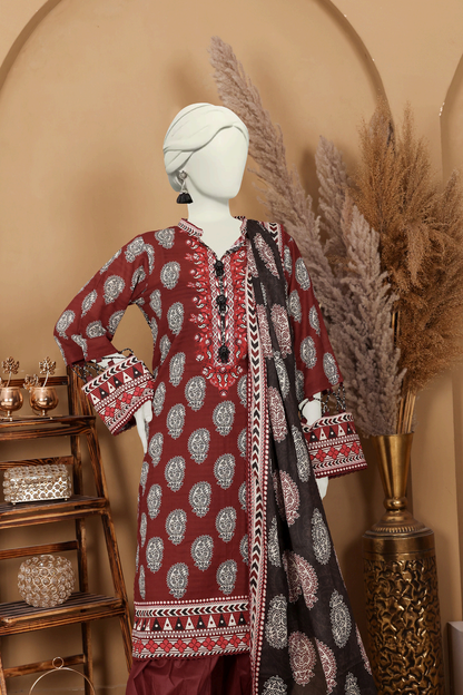 Imsha By Murashe Digital Printed Doria Lawn 3PC