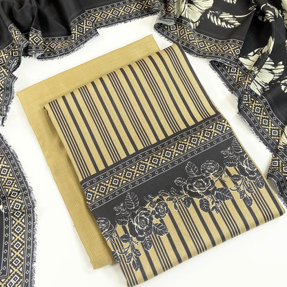 Rijja By Murashe Premium Printed Linen Viscose 3PC