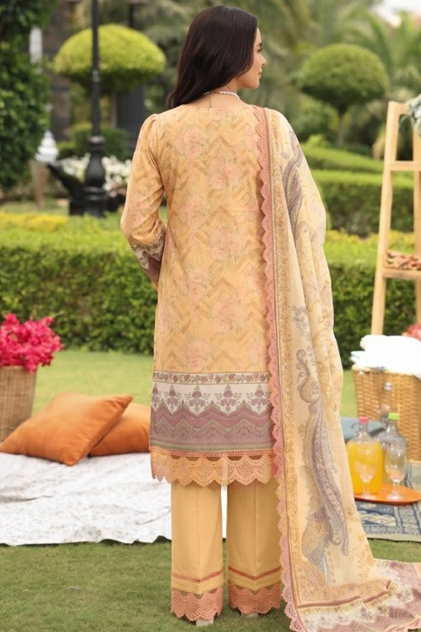 Malhaar Digital Printed Linen 3PC