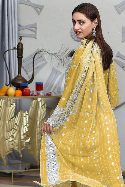 Zarmeen & Emaan Premium Emb Lawn 3PC