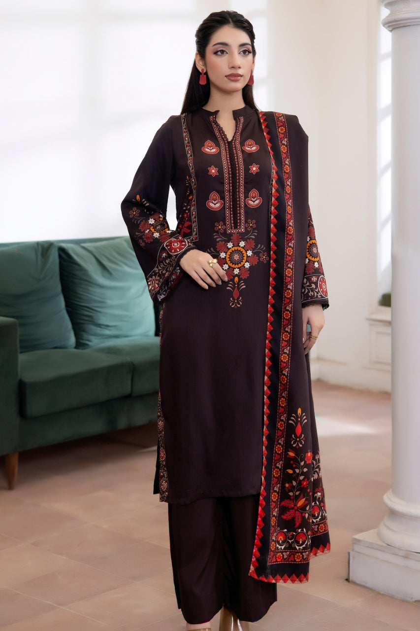 Anaya Noor Digital Printed Stone Linen 3PC