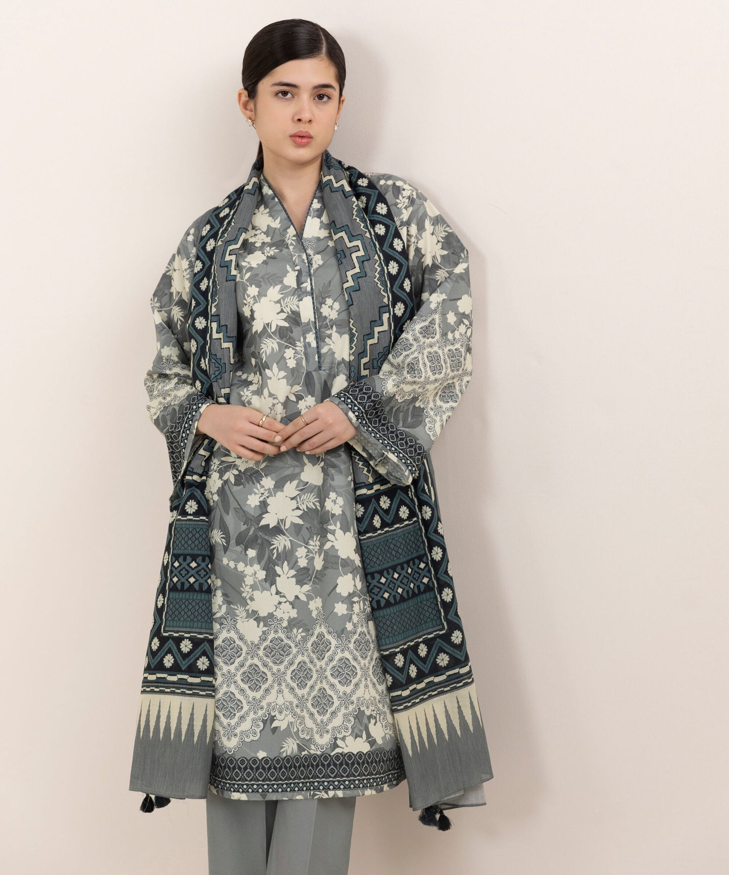 Sapphire Daily Digital Printed Lawn 3PC