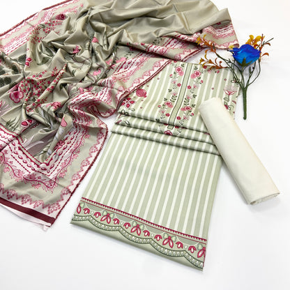 Nirvana By Shanaya Digital Printed Linen 3PC