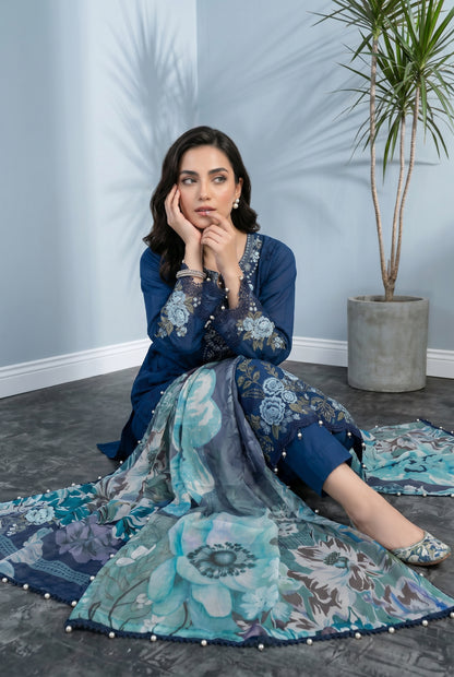 Shiffli Kari By Anaya Noor Emb Lawn 3PC