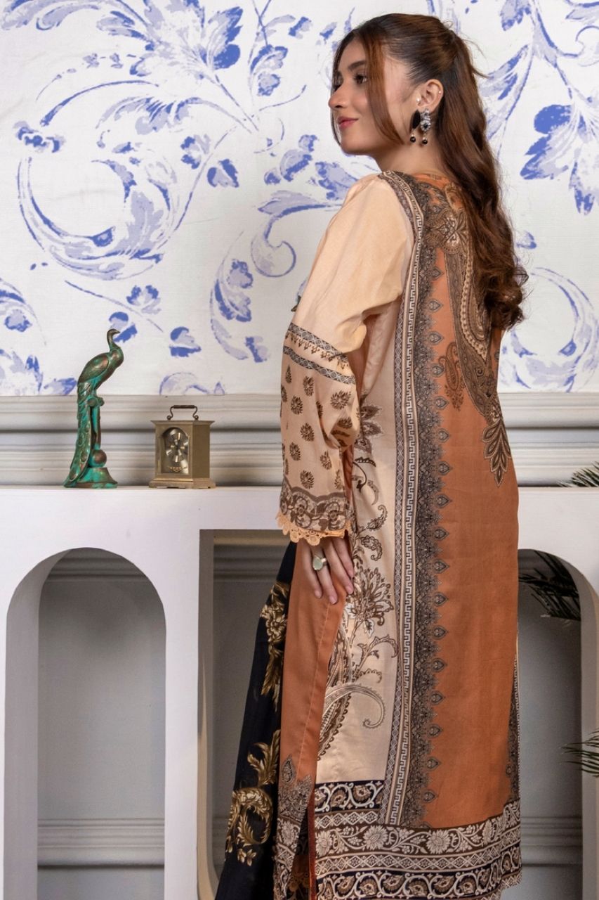 Rangoli By Janan Premium Printed Lawn 3PC