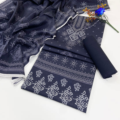 Mashaim Digital Printed Khaddar 3PC