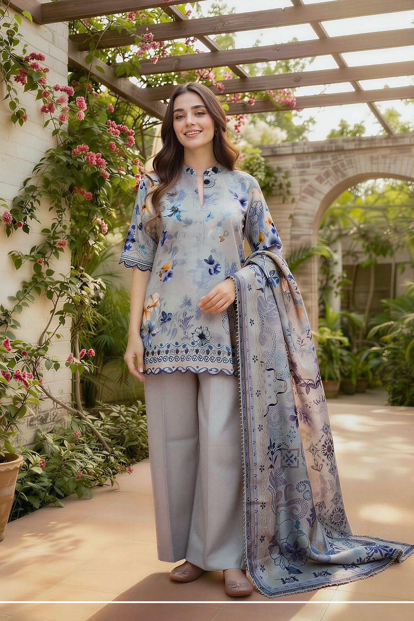 Zync By Florent Digital Printed Lawn 3PC