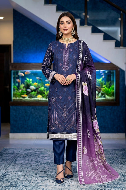 Ravish By Anaya Noor Printed & Emb Lawn 3PC