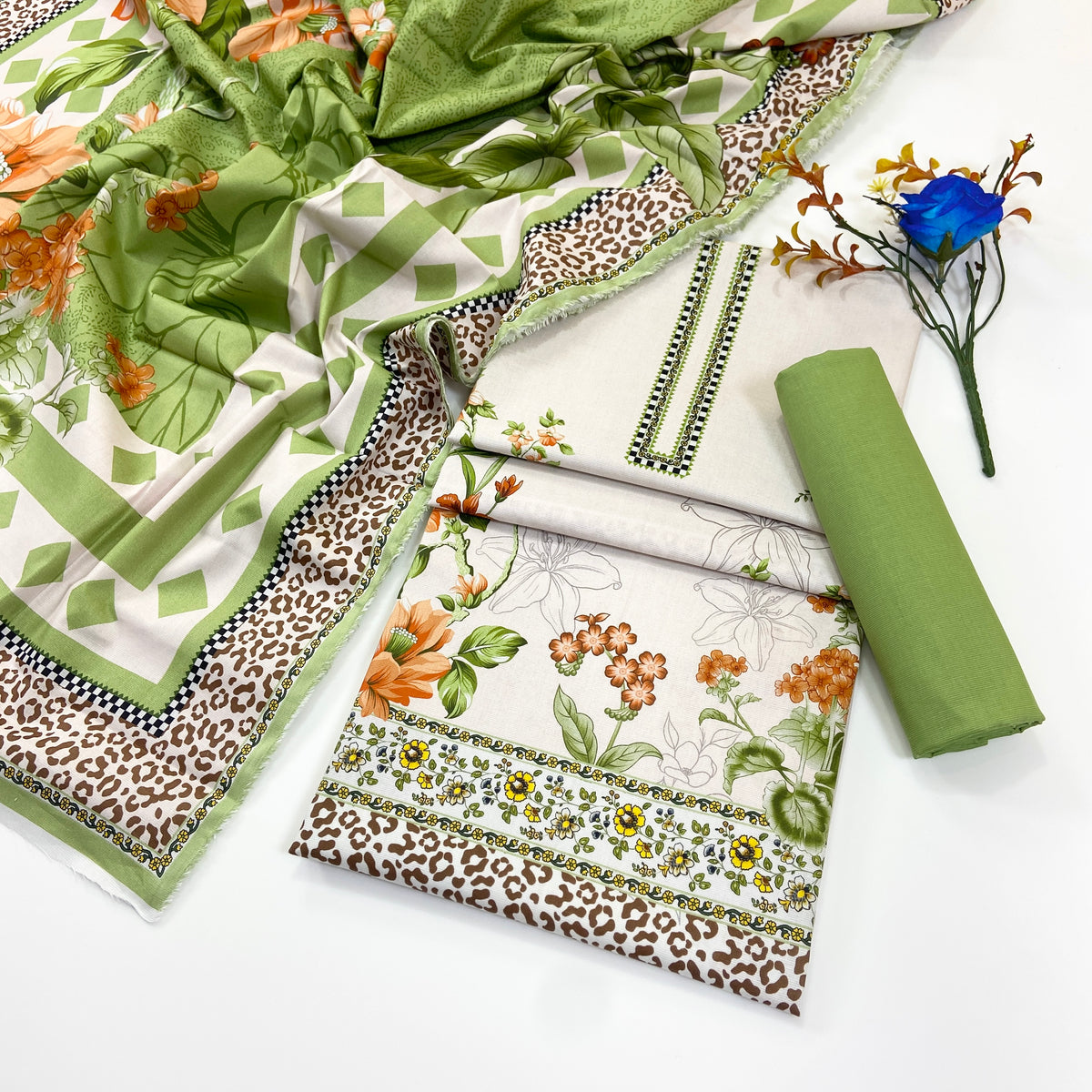Anaya Digital Printed Cotry Khaddar 3PC