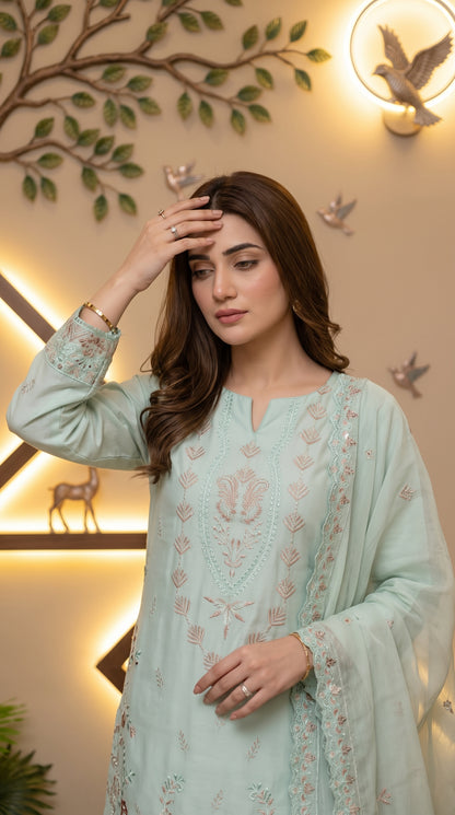Halima By Anaya Noor Premium Emb Viscose 3PC