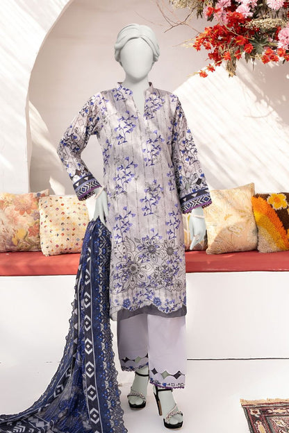 Seher By Almeerah Luxury Printed Embroidered Lawn 3PC