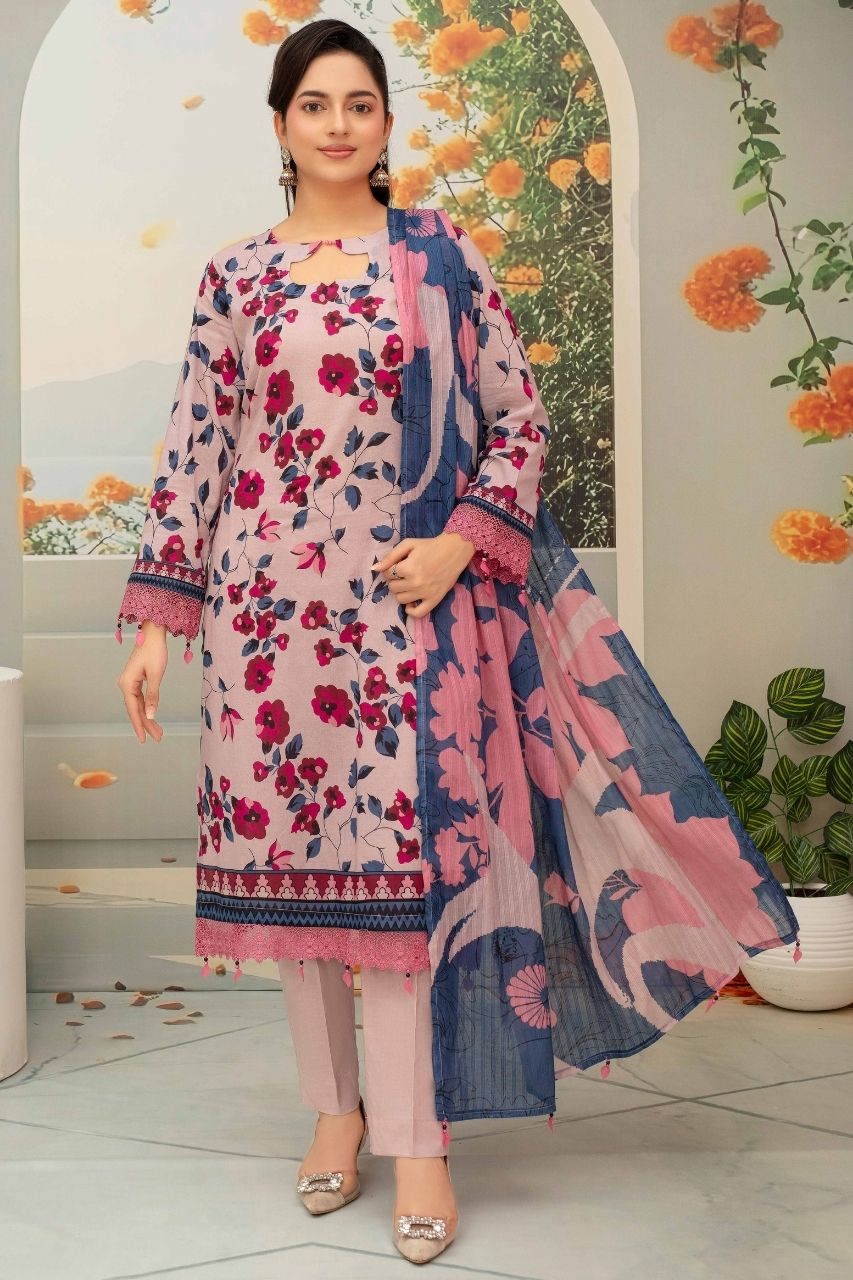 Fabiha By Feroza Digital Printed Lawn 3PC