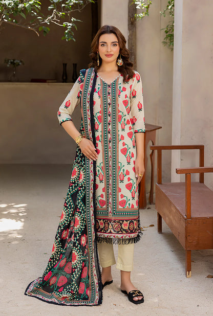 Naqsh Luxury Printed Lawn 3-PC