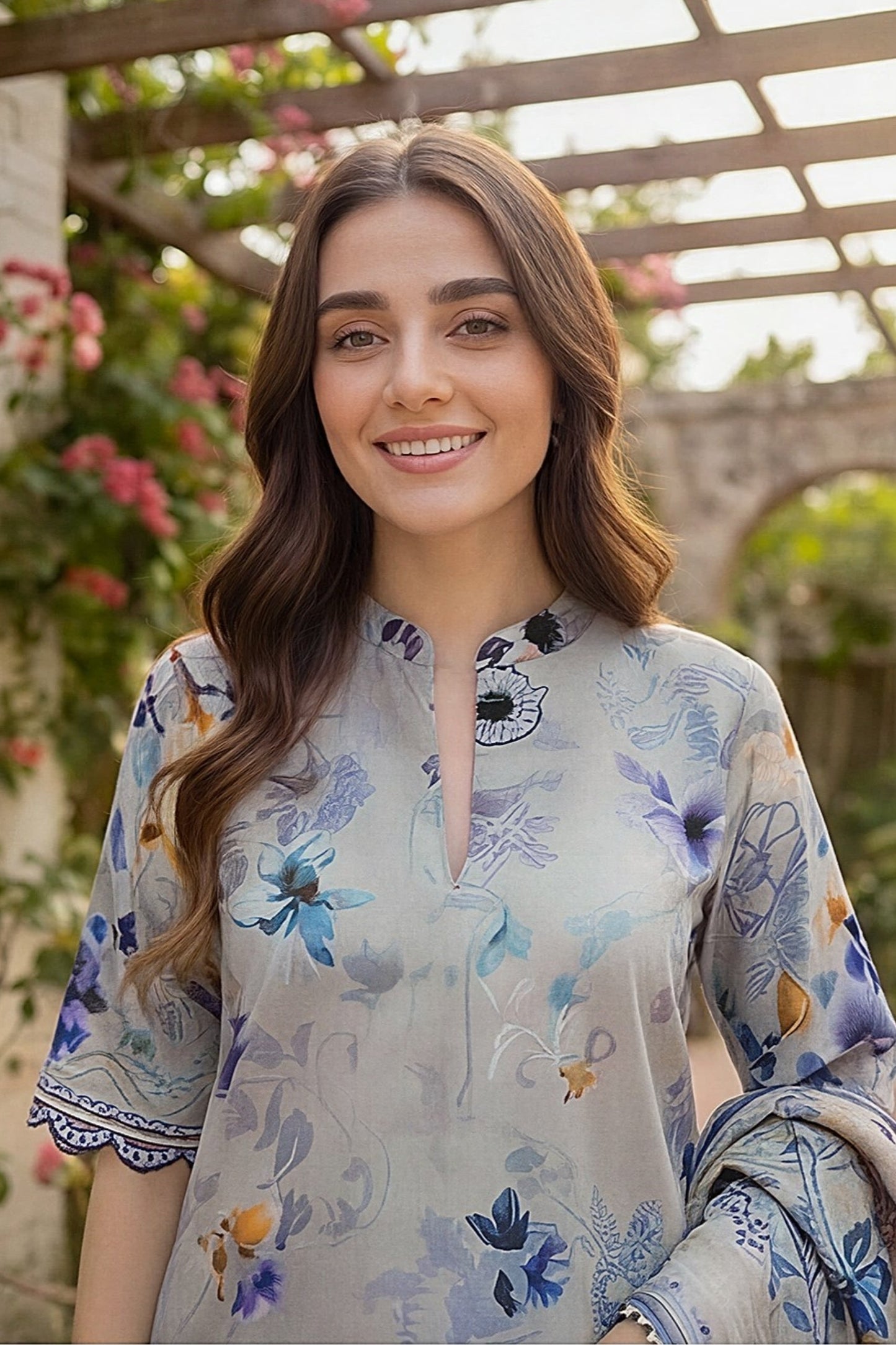 Zync By Florent Digital Printed Lawn 3PC