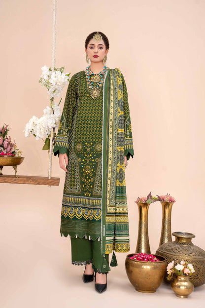 Ajrak By Premium Digital Printed Lawn 3PC