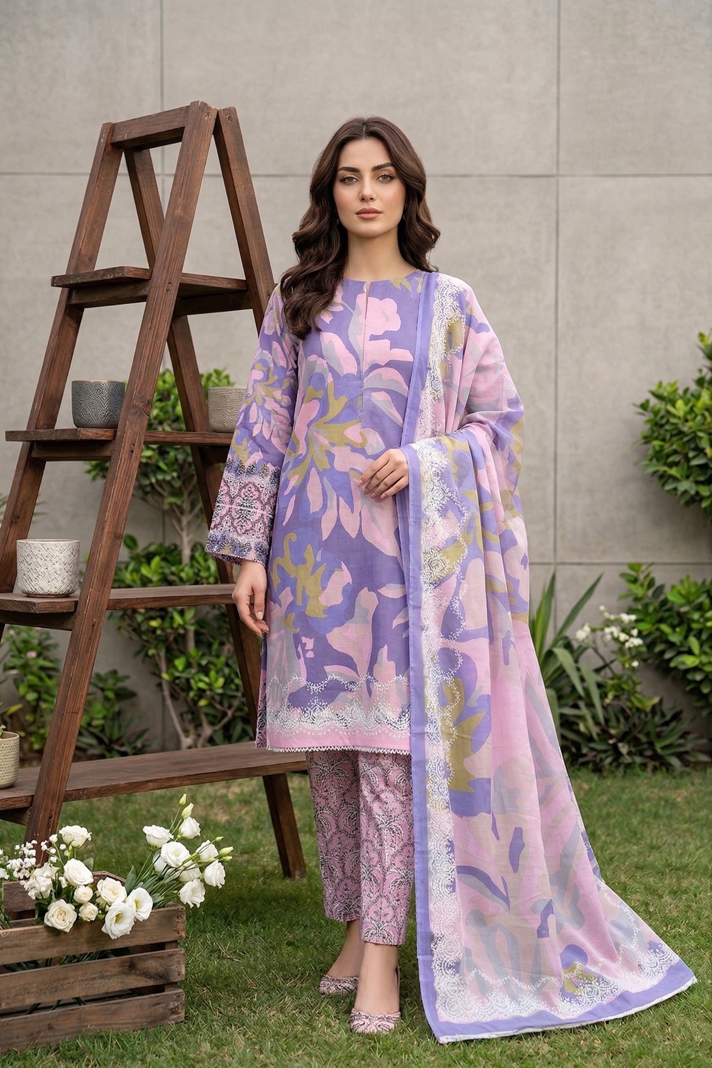 Anaya Noor Co-Ord Collection Digital Print 3PC