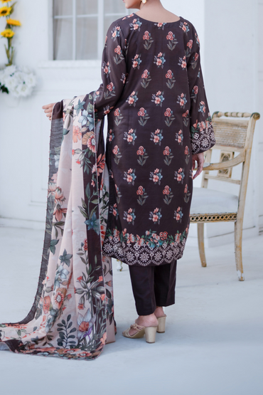 Mawra Essential Printed Khaddar 3PC