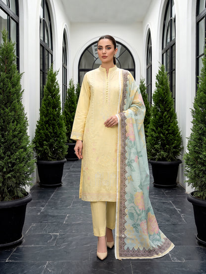 Lakhany Fully Embroidered Lawn 3PC