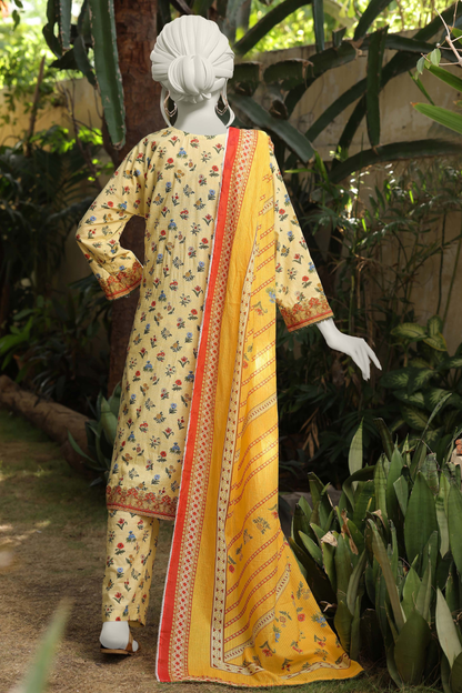 Almeerah Vol-3 Digital Printed Stripe Dora 3PC