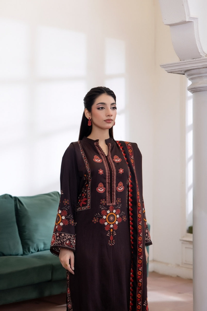 Zareen By Shanaya Digital Printed Viscose 3PC