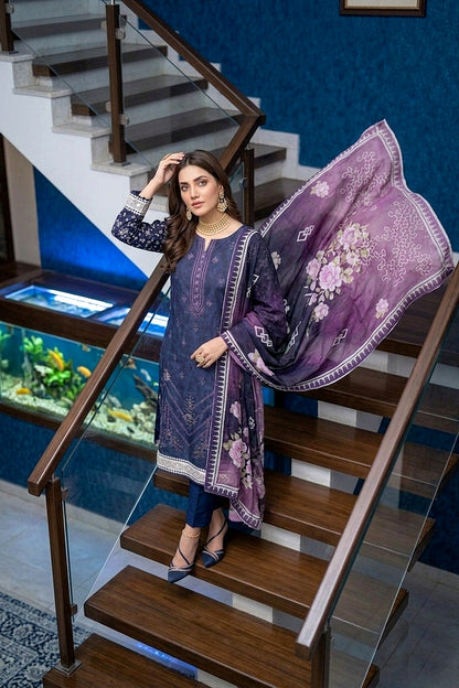 Ravish By Anaya Noor Printed & Emb Lawn 3PC