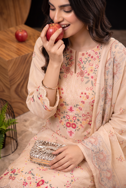 Kehkashan By Anaya Noor Fully Emb Viscose 3PC