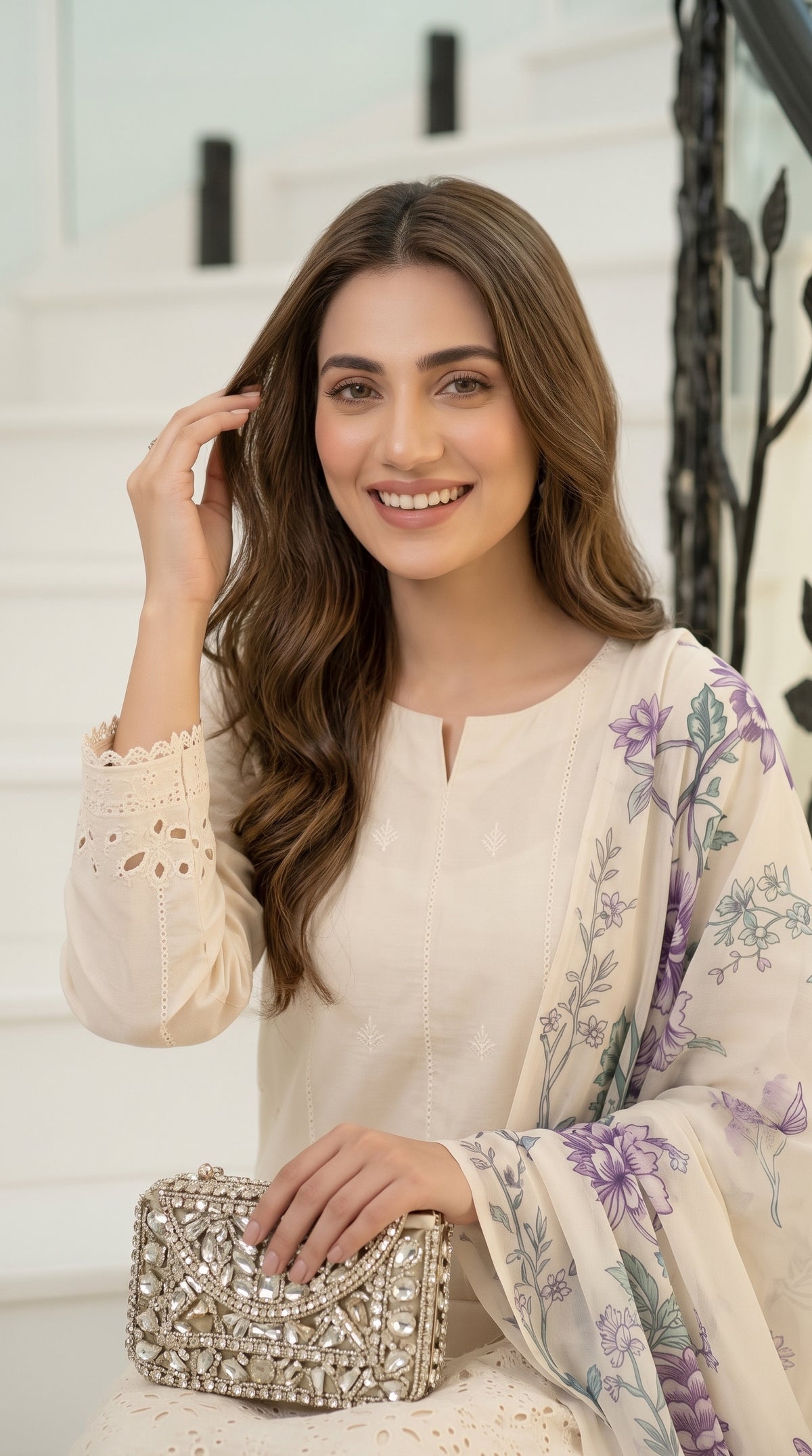 Dream Stone By Anaya Noor Full Heavy Emb Viscose 3PC