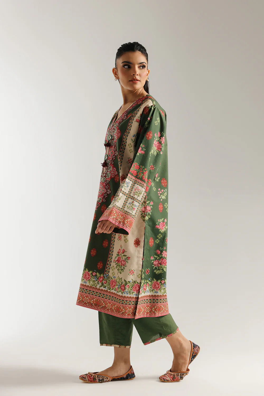 Ethnic Digital Printed Lawn 3PC