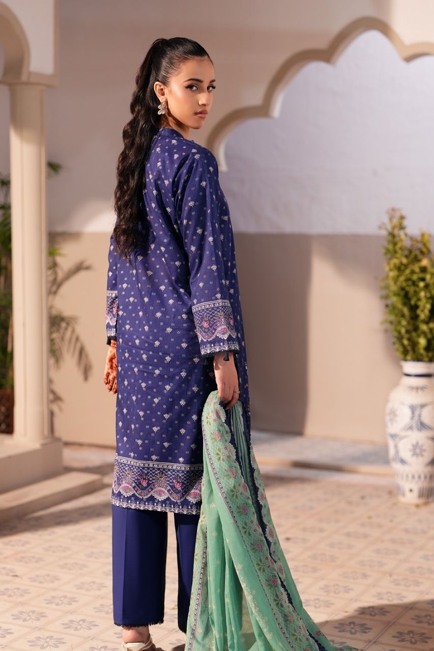 Jacquard By Regalia Digital Printed Lawn 3PC