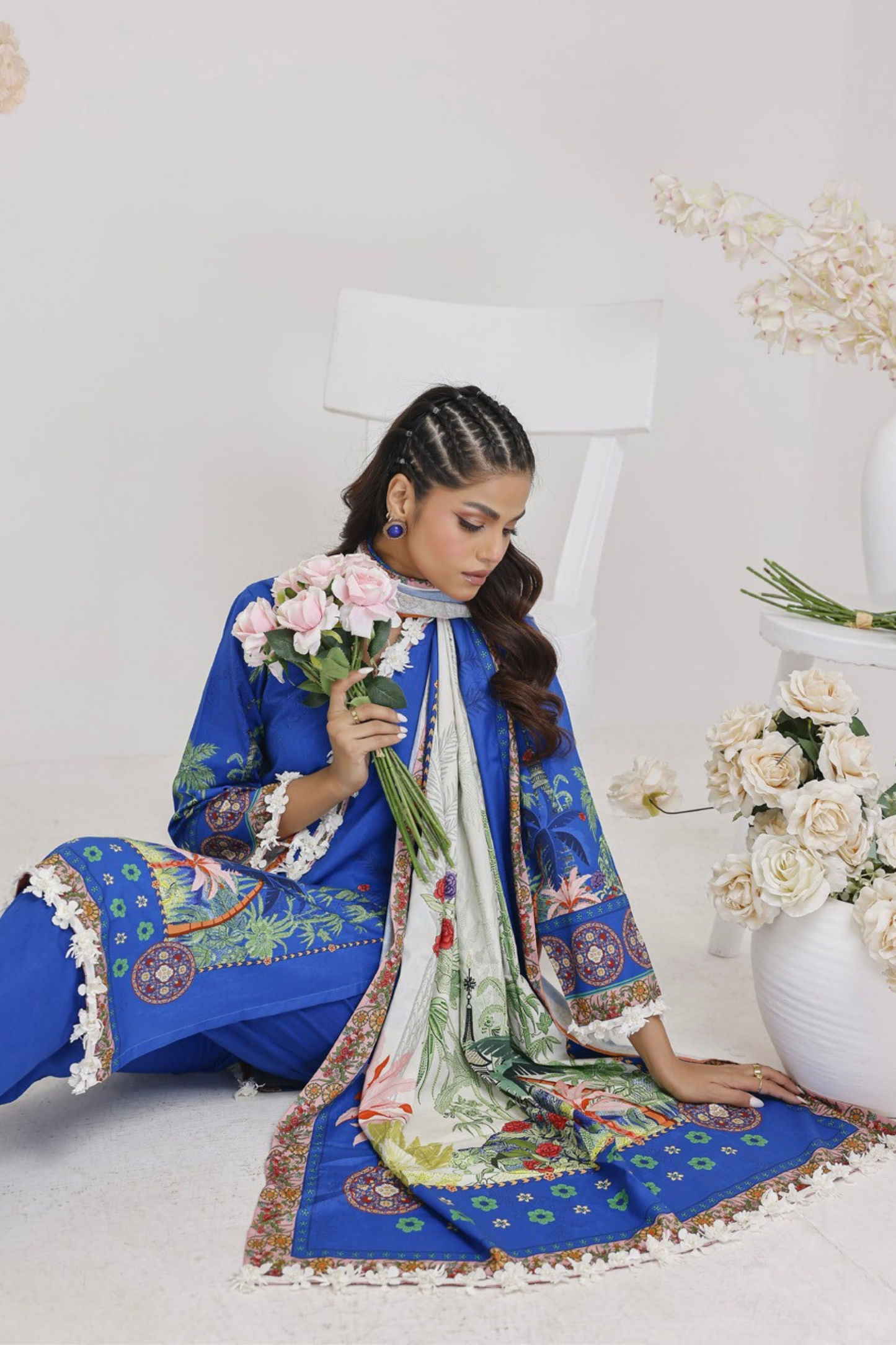 Salina Digital Printed Linen 3PC