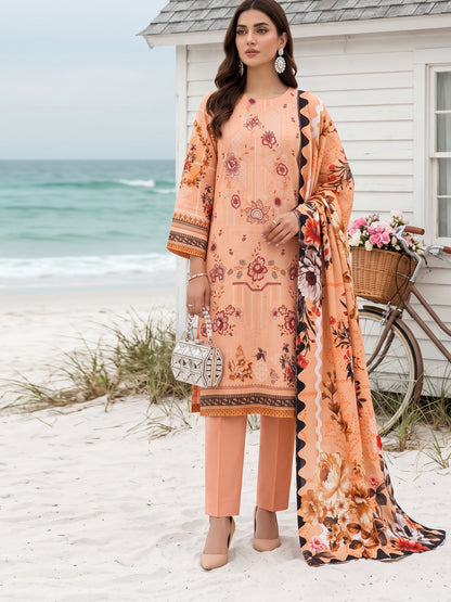 Tahniyat By Anaya Noor Digital Printed & Emb Karandi 3PC