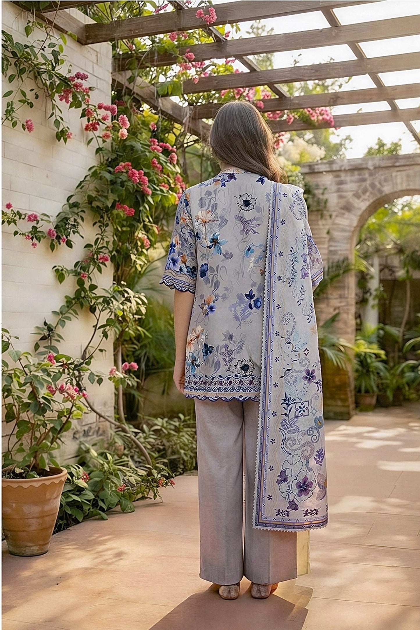 Zync By Florent Digital Printed Lawn 3PC