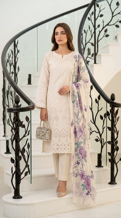 Dream Stone By Anaya Noor Full Heavy Emb Viscose 3PC