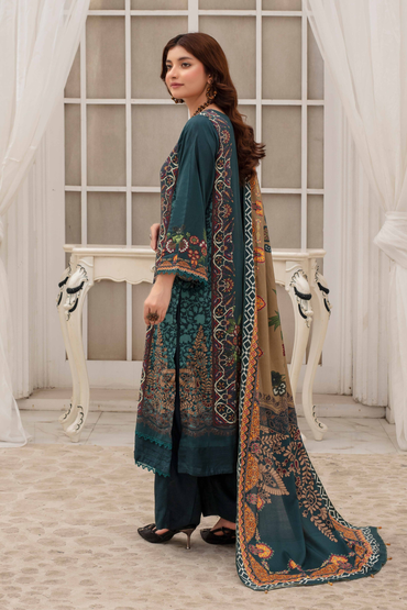 Fabiha By Feroza Digital Printed Linen 3PC